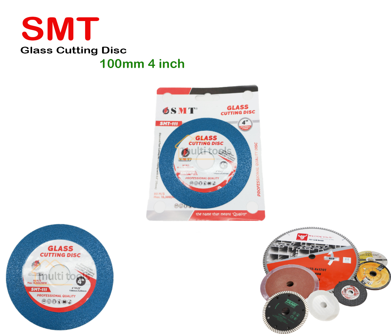 4-Inch Glass Cutting Disc Smt 111